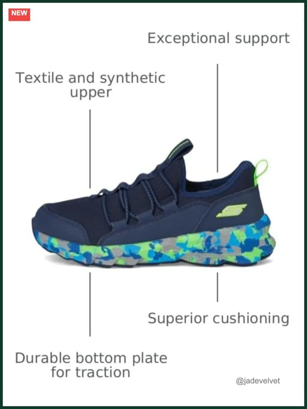 Athletic Sneakers with Adaptive Closure, Machine Washable, Cushioned Insole